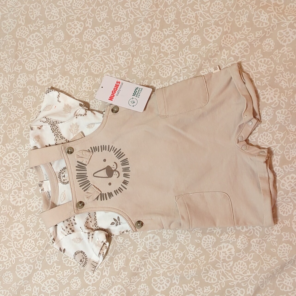 Huggies Organic Cotton Baby Overalls